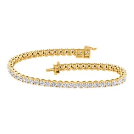 14 Karat Yellow Gold 7.00 Carat Diamonds Fashion Ladies Bracelet-1227009-YG