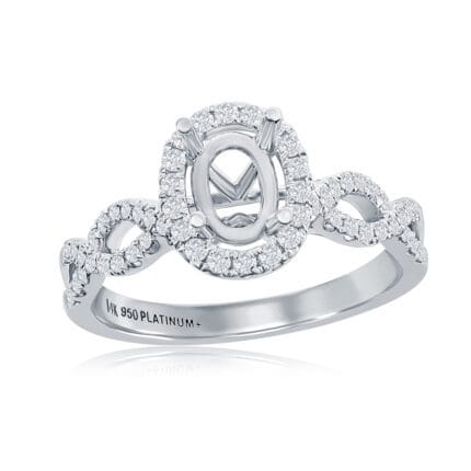Le Vian Couture� Ring featuring 1/3 cts. Vanilla Diamonds� set in P14 Vanilla Gold�