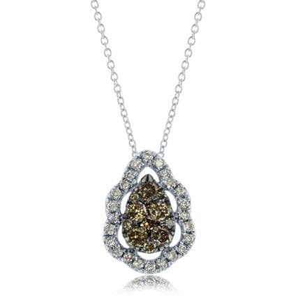 Le Vian� Pendant featuring 1/3 cts. Chocolate Diamonds�, 1/6 cts. Nude Diamonds� set in 14K Vanilla Gold�