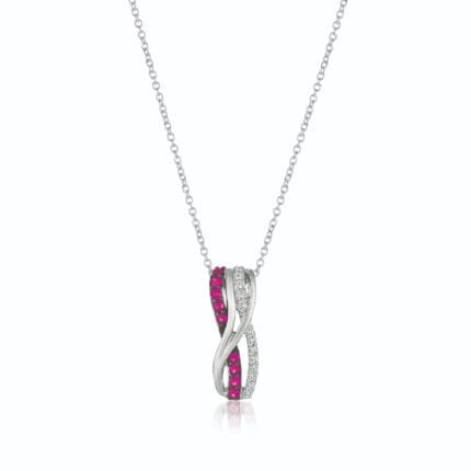 Le Vian� Pendant featuring 1/5 cts. Passion Ruby�, 1/10 cts. Vanilla Diamonds� set in 14K Vanilla Gold�